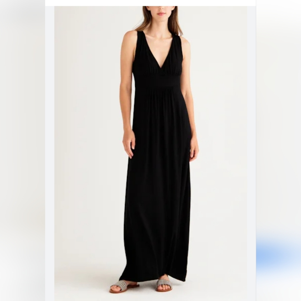 Loveapella V-Neck Jersey Maxi Dress. Sz 3x. New. - Picture 6 of 6